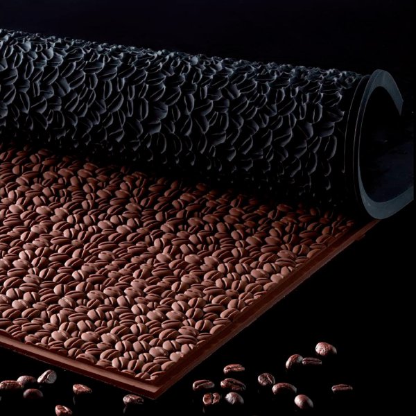 COFFEE MAT Килимок силіконовий для декору "кавові зерна" 600х400х85мм
