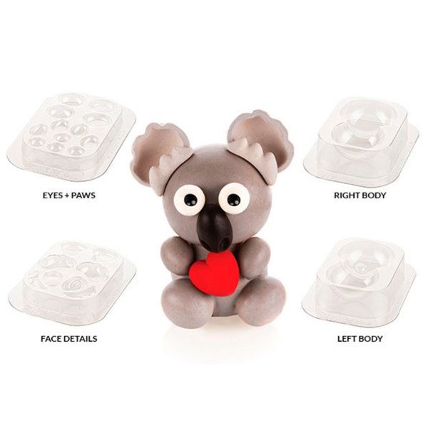 KIT KOALA Набір форм для шоколаду "коала" 4 шт. 155x116xh160 мм