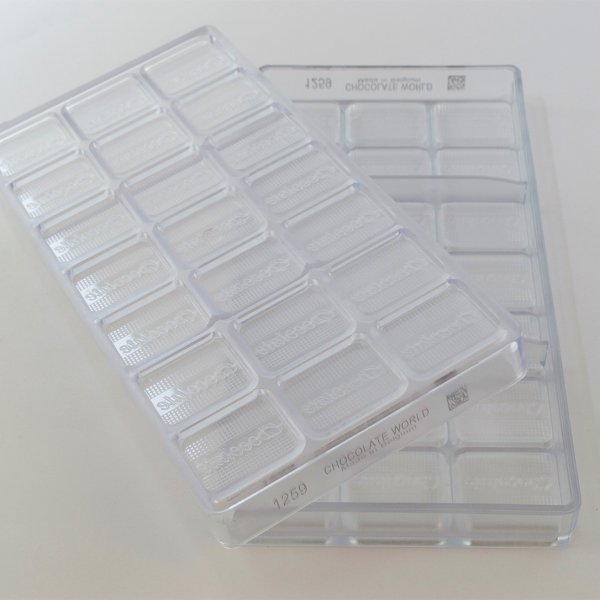 1259 CW Форма для шоколаду "Chocolate" 38x32x5 мм, 21 шт. x 7 г