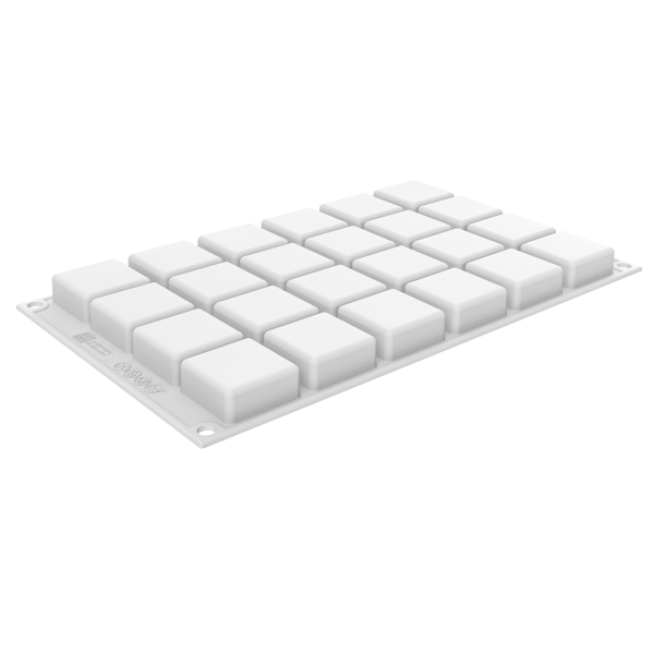 QUADRATO XS 20 Форма силіконова 37х37  h 16 мм (24 х 20 мл)