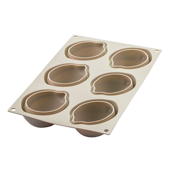 DELIZIA AL LIMONE Форма силіконова "лимонна насолода" 85x59 h42 мм (6х106 мл)