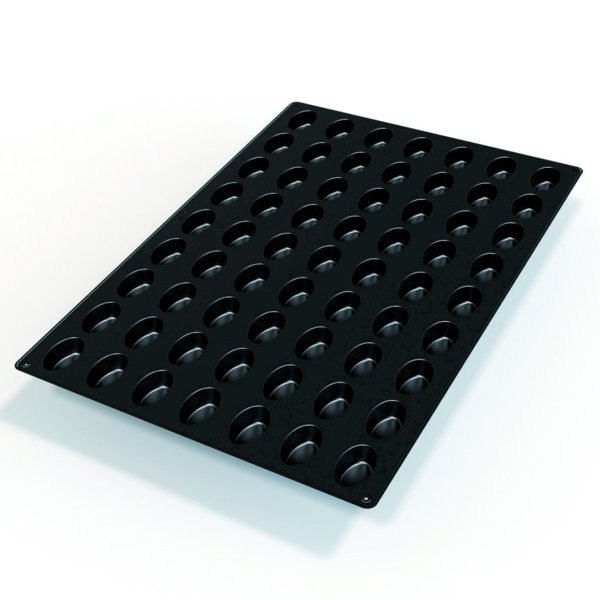 SQ056/YL Форма силіконова 600x400 мм, "міні овал" 51х31 мм, h 20 мм