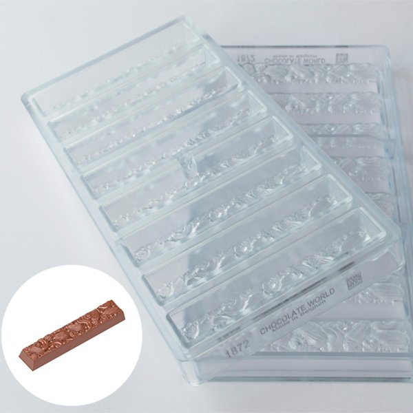 1872 CW Форма для шоколаду "Візерунки" 116,50x22,50x15 мм, 8 шт.