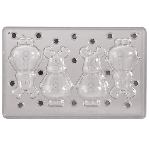 20-C1002 Форма для шоколаду "північний олень, дитя" 68 гр