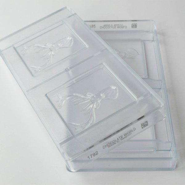 1792 CW Форма для шоколаду "Олень" 85x85x9,50 мм, 1x2 шт., 55 г