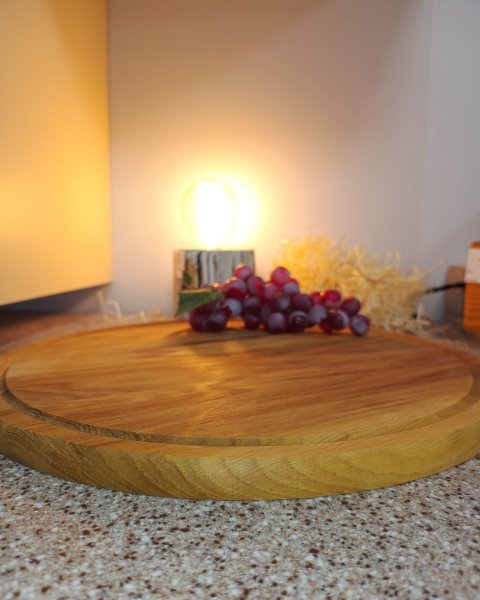 Дошка кругла Дуб 35см