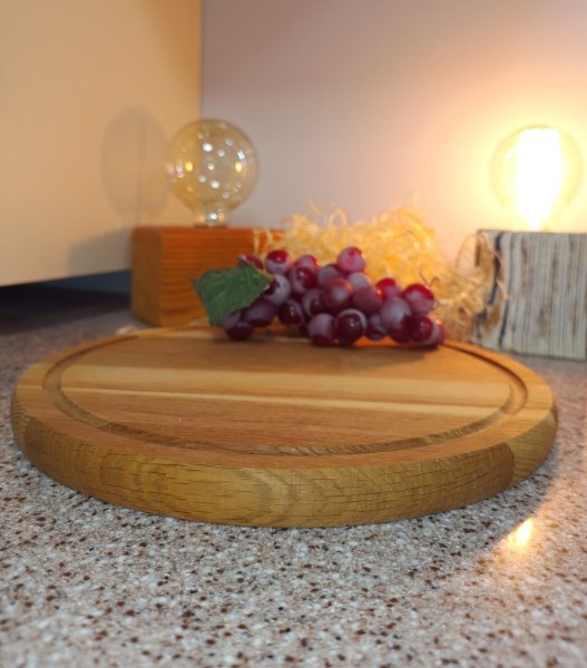 Дошка кругла Дуб 45см