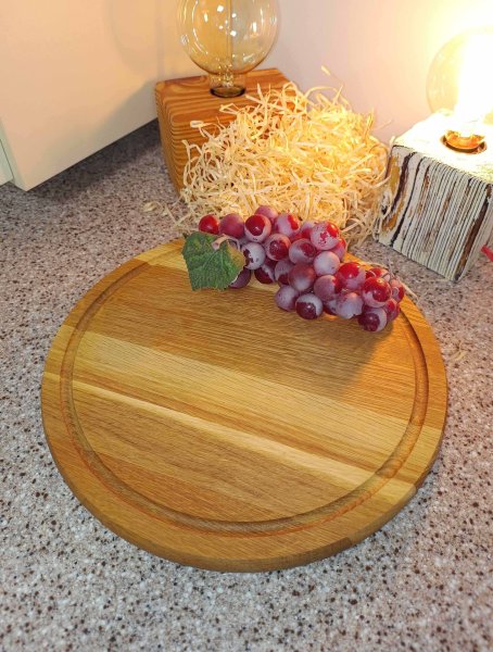 Дошка кругла Дуб 45см