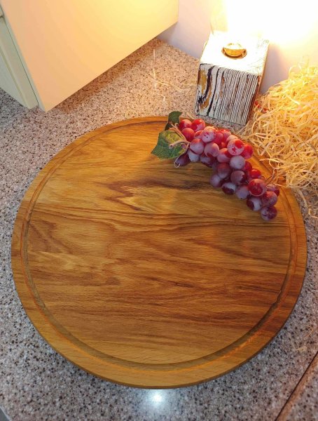 Дошка кругла Дуб 45см