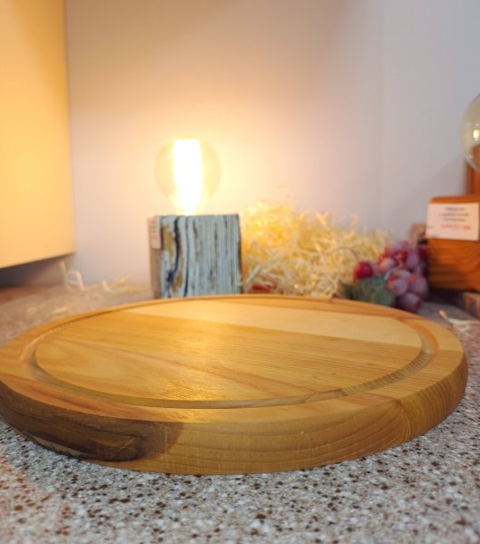 Дошка кругла Ясен 40см