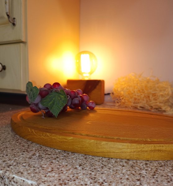 Дошка овальна Дуб 25*40см