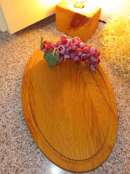 Дошка овальна Дуб 30*45см