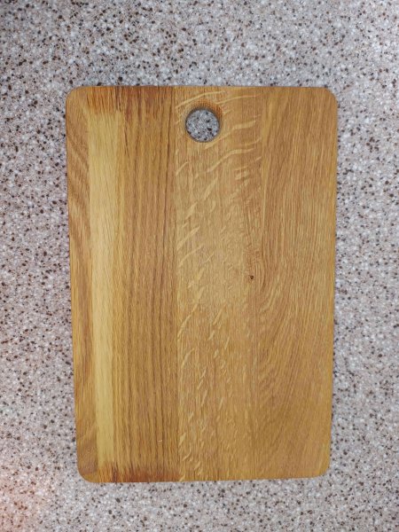 Дошка прямокутна з отвором Ясен 20*30см