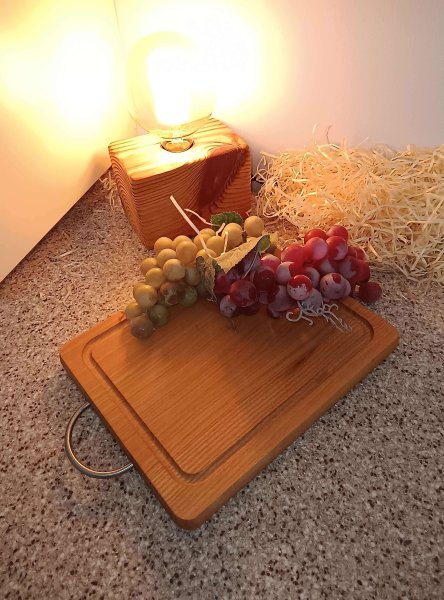 Дошка прямокутна з кільцем Ясен 20*25см