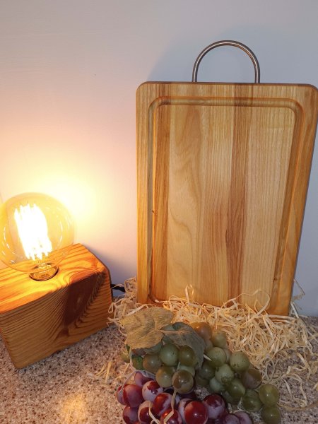 Дошка прямокутна з кільцем Ясен 20*30см