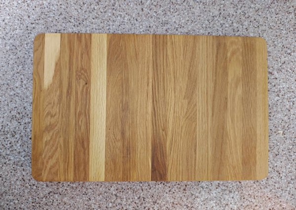 Дошка світла прямокутна товста Ясен 20*30*4см