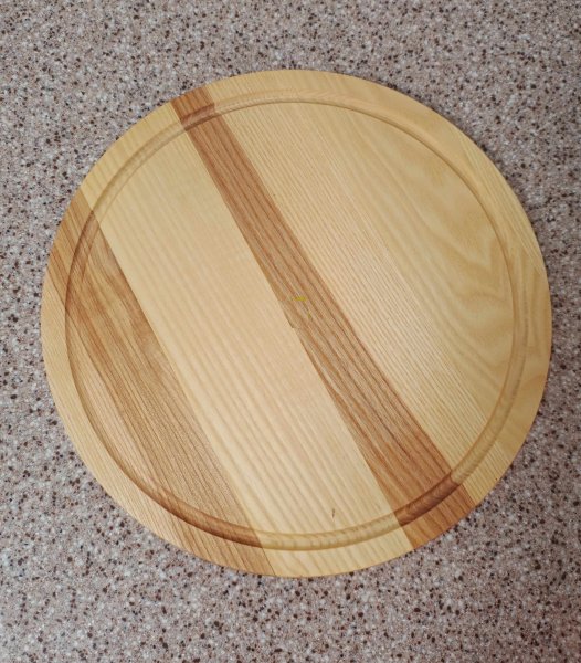 Менажниця на 6 відділів, кругла 25см, Дуб