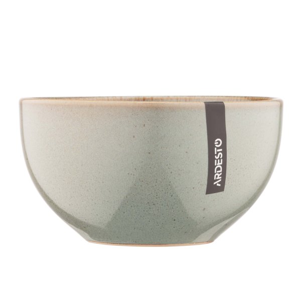 ARDESTO Салатник Lecco, 14 см, сірий, кераміка