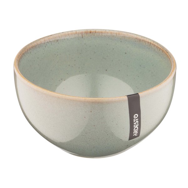 ARDESTO Салатник Lecco, 14 см, сірий, кераміка