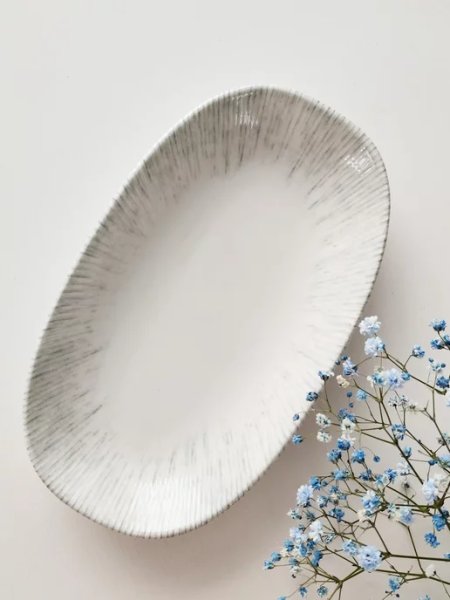 Iris тарілка овальна 34*19см