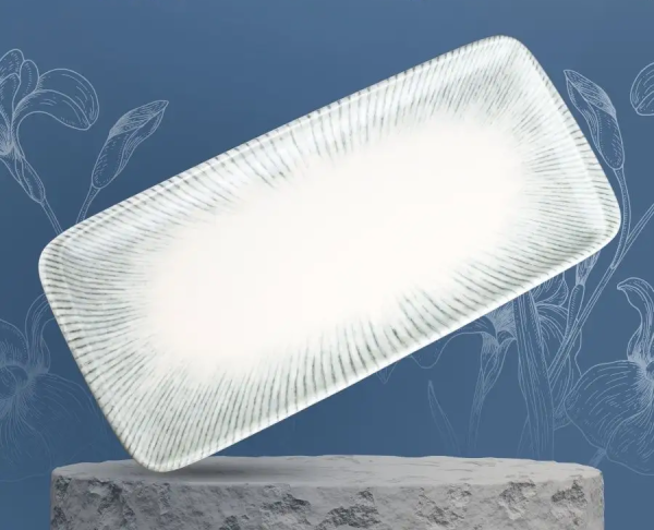 Iris тарілка прямокутна 34*16см