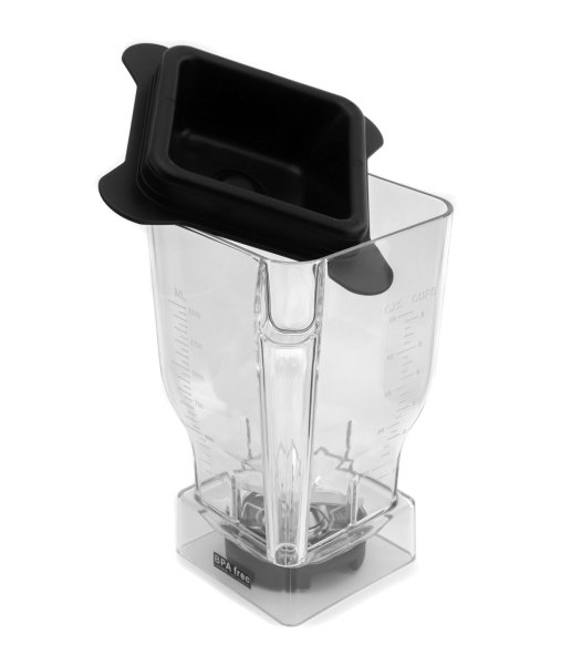 Чаша для блендера JTC 1,5 л BPA Free прозрачная изогнутая