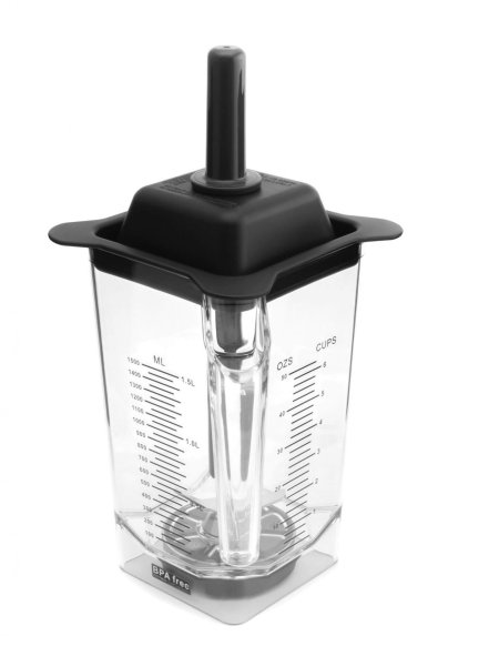 Чаша для блендера JTC 1,5 л BPA Free прозрачная прямая