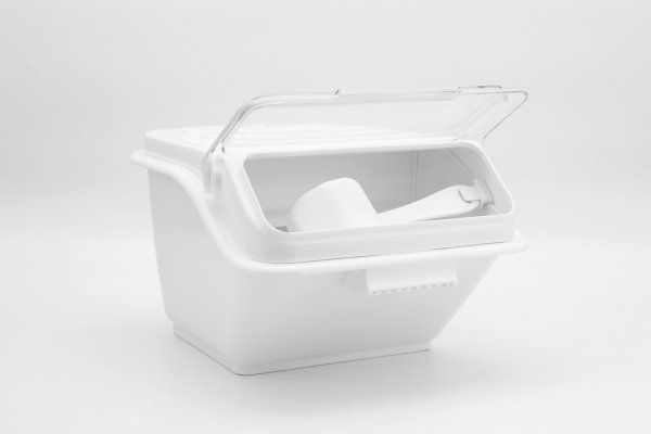 Контейнер для сыпучих ингредиентов штабелируемый белый 8 л