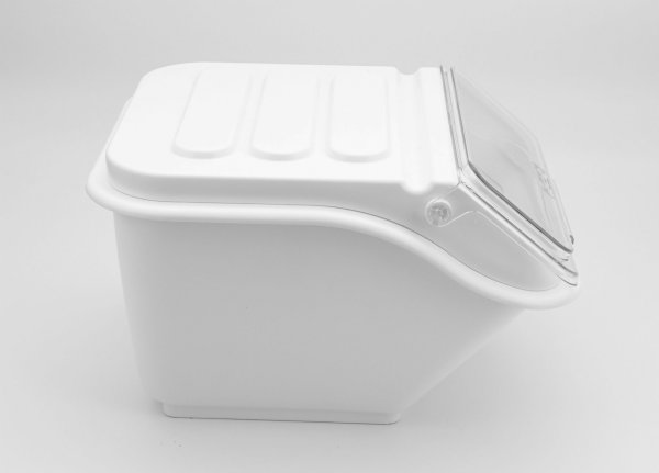 Контейнер для сыпучих ингредиентов штабелируемый белый 20 л