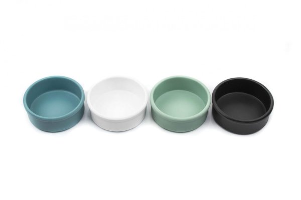 Соусник з меламіну круглий чорний матовий 80 мл 78×32 мм