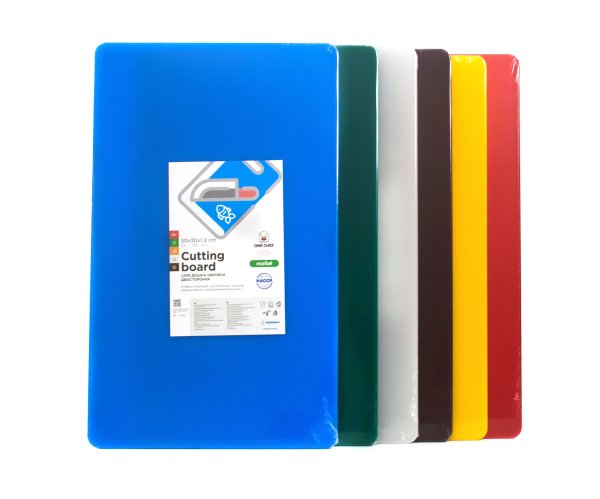 Дошка обробна двостороння LDPE 500×300×12 мм червона