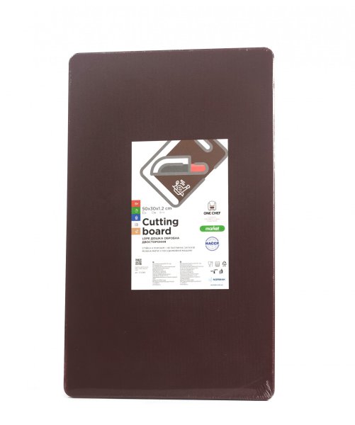 Дошка обробна двостороння LDPE 500×300×12 мм коричнева