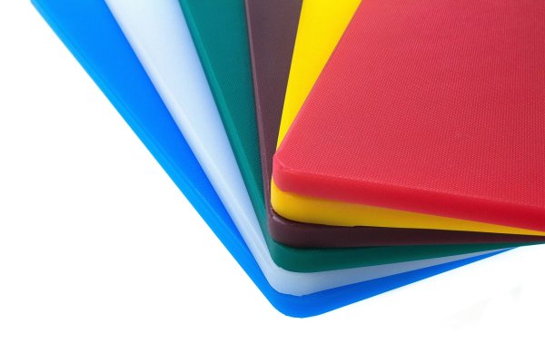 Дошка обробна двостороння LDPE 500×300×12 мм синя