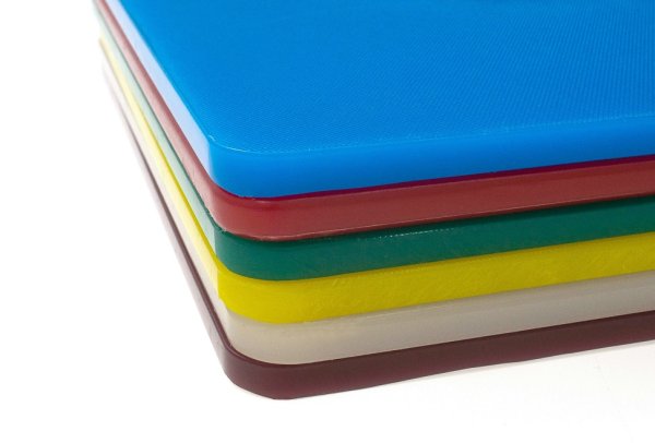 Дошка обробна двостороння LDPE 400×300×10 мм червона