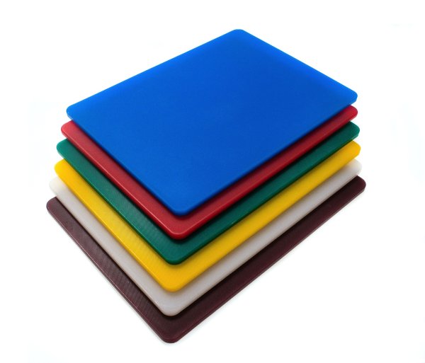 Дошка обробна двостороння LDPE 400×300×10 мм коричнева