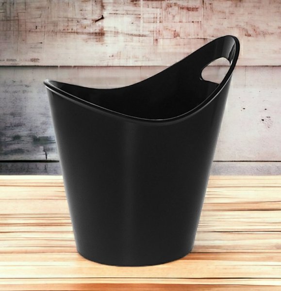 Ведро для льда из полистирола черное 6 л