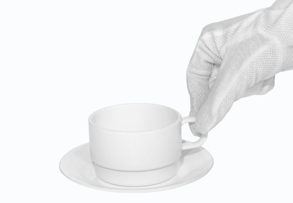 Чашка з блюдцем з полікарбонату 200 мл