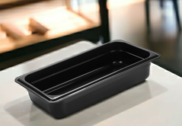 Гастроемкость из полипропилена 1/3 65 мм черная