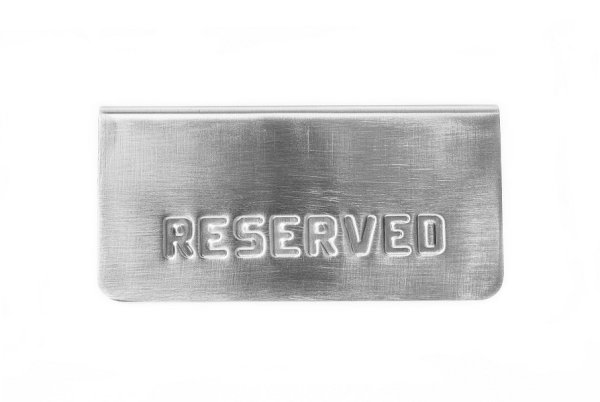 Табличка настольная RESERVED