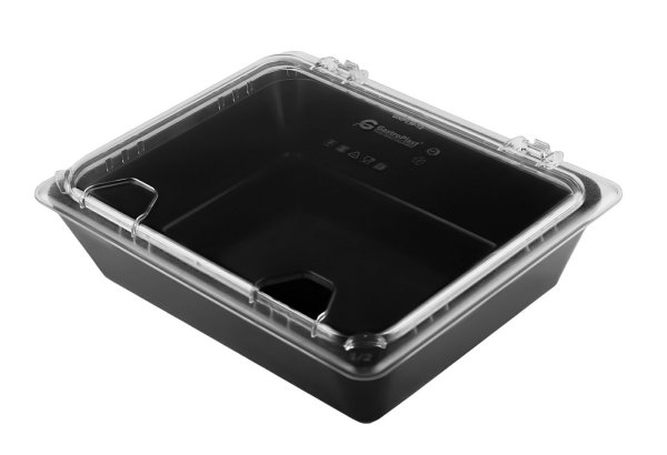 Гастроемкость из полипропилена 1/2 100 мм 5 л черная