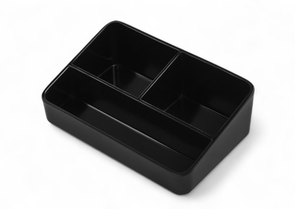 Підставка під чайний пакетик чорна 15,5х10х5 см