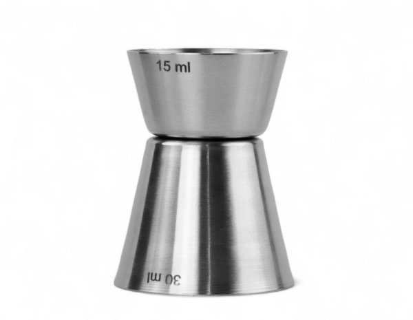 Джигер з нержавіючої сталі 15/30 мл