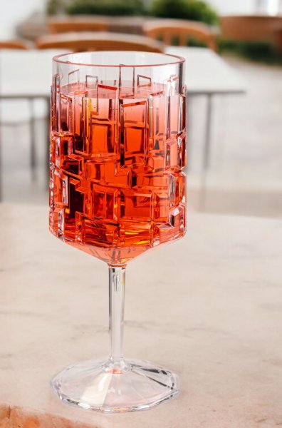 Келих для вина Stone з полікарбонату прозорий 400 мл