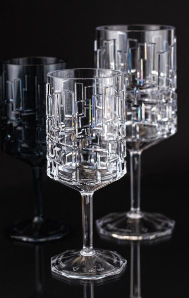 Келих для вина Stone з полікарбонату прозорий 400 мл