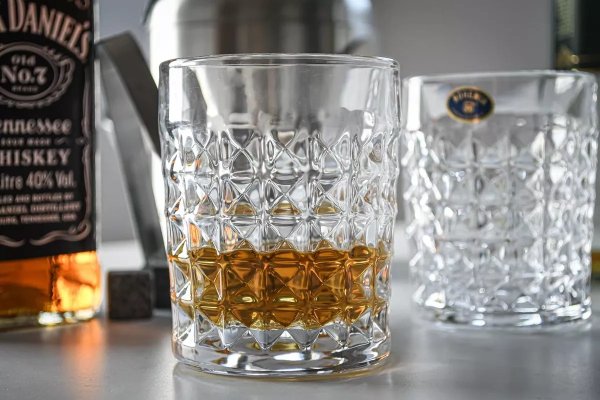 Набір  склянок для віскі Bohemia Diamond 230 мл/6шт