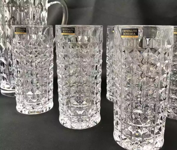 Набір склянок для води та соку Bohemia Diamond 260 мл/ 6 шт