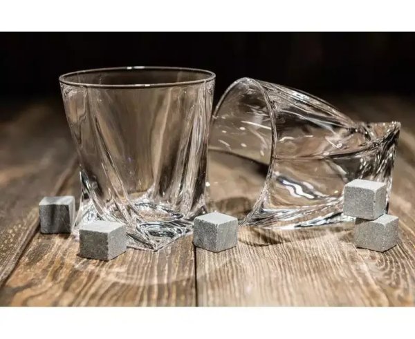 Склянки для віскі Bohemia  Quadro 340мл 6шт 