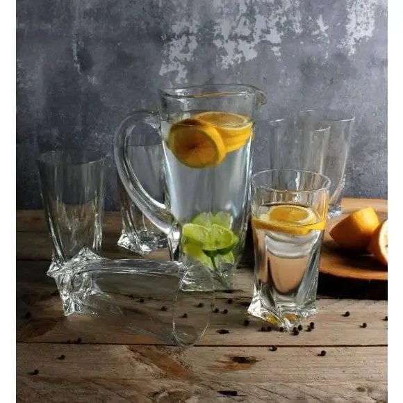 Набір склянок для води Bohemia  Quadro  350мл 6шт 