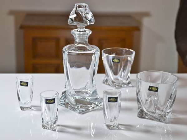 Набір стопок для горілки Bohemia  Quadro  50мл 6шт 