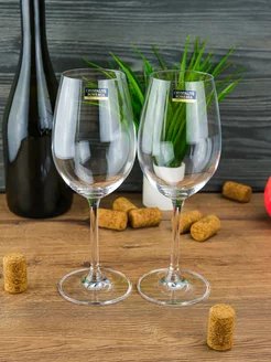 Кришталеві келихи для вина Bohemia Colibri (GASTRO) 350 мл 6 штук